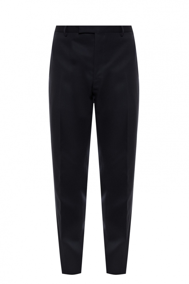 Berluti Wool pleat-front trousers